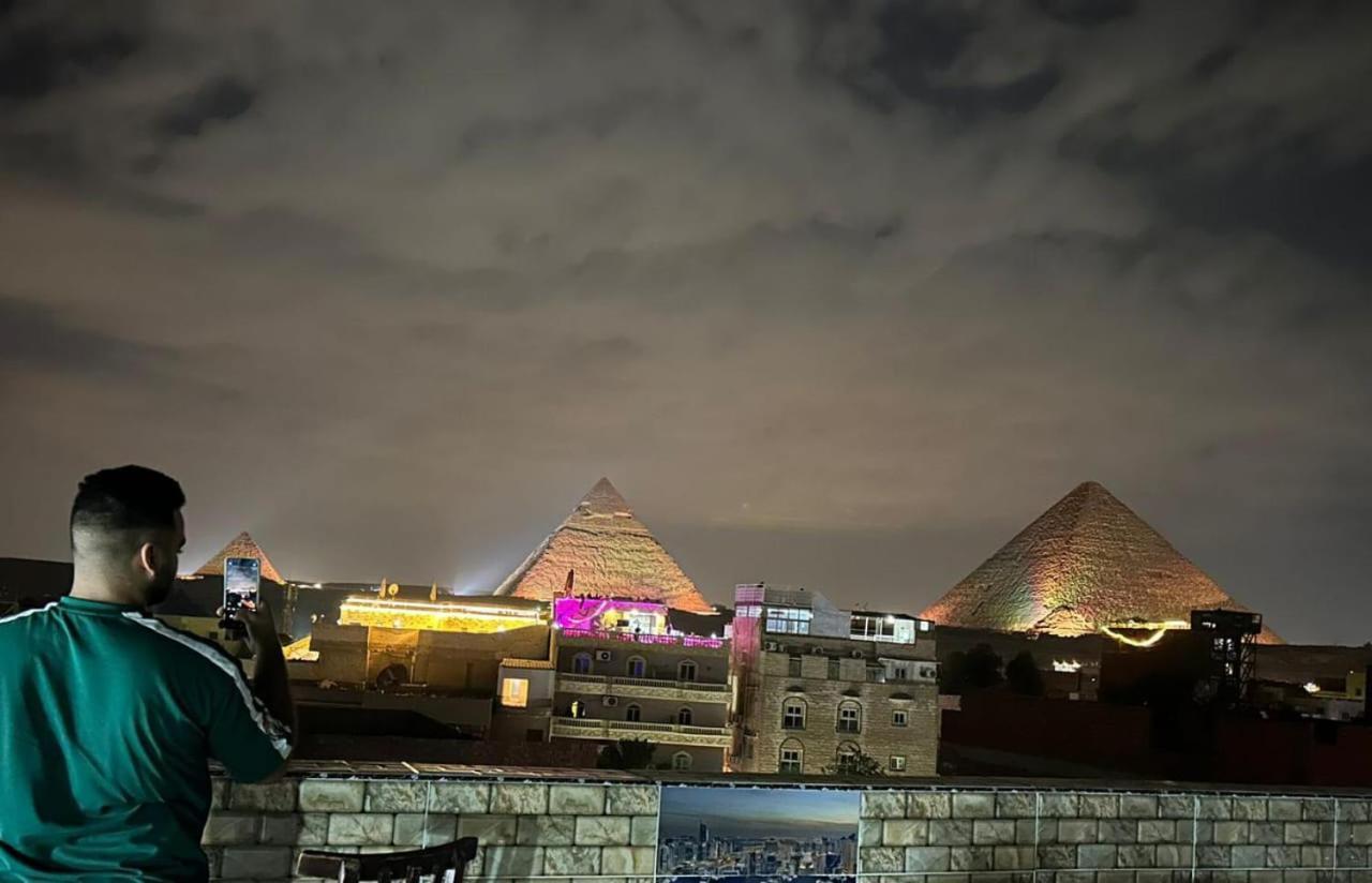 Mesho Falcon Pyramids View Inn Kafret el-Gabal Eksteriør bilde